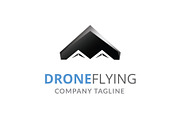 Drone Flying Logo