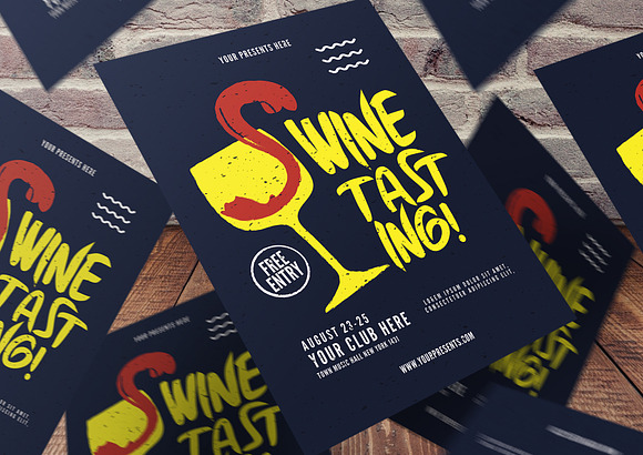 Wine Tasting Flyer in Flyer Templates - product preview 1