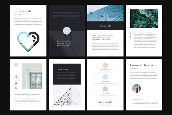 A4 | 18 Vertical Templates Bundle in Keynote Templates - product preview 13
