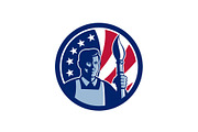American Fine Artist USA Flag Icon