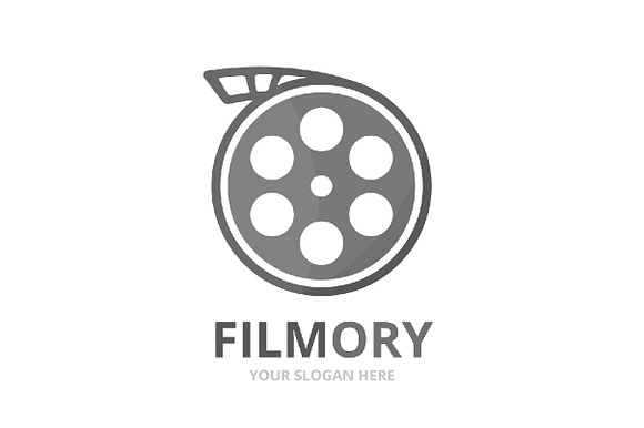 Vector movie logo combination.   in Logo Templates - product preview 1