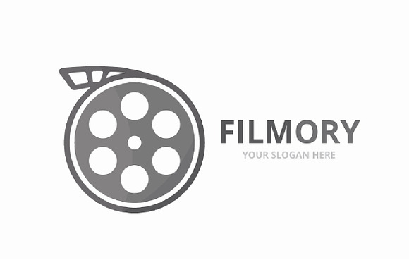 Vector movie logo combination.   in Logo Templates - product preview 3