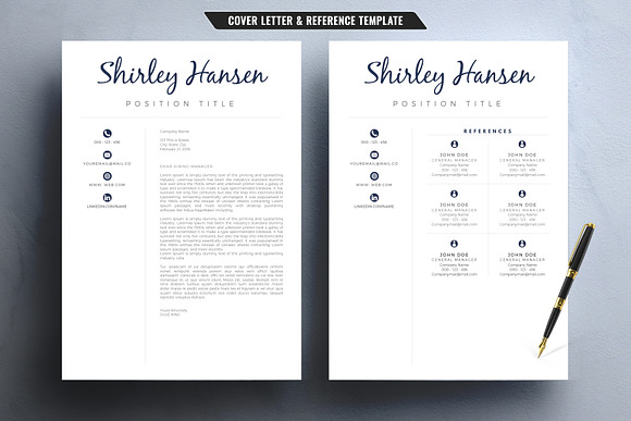Resume/CV Template for Word in Resume Templates - product preview 1