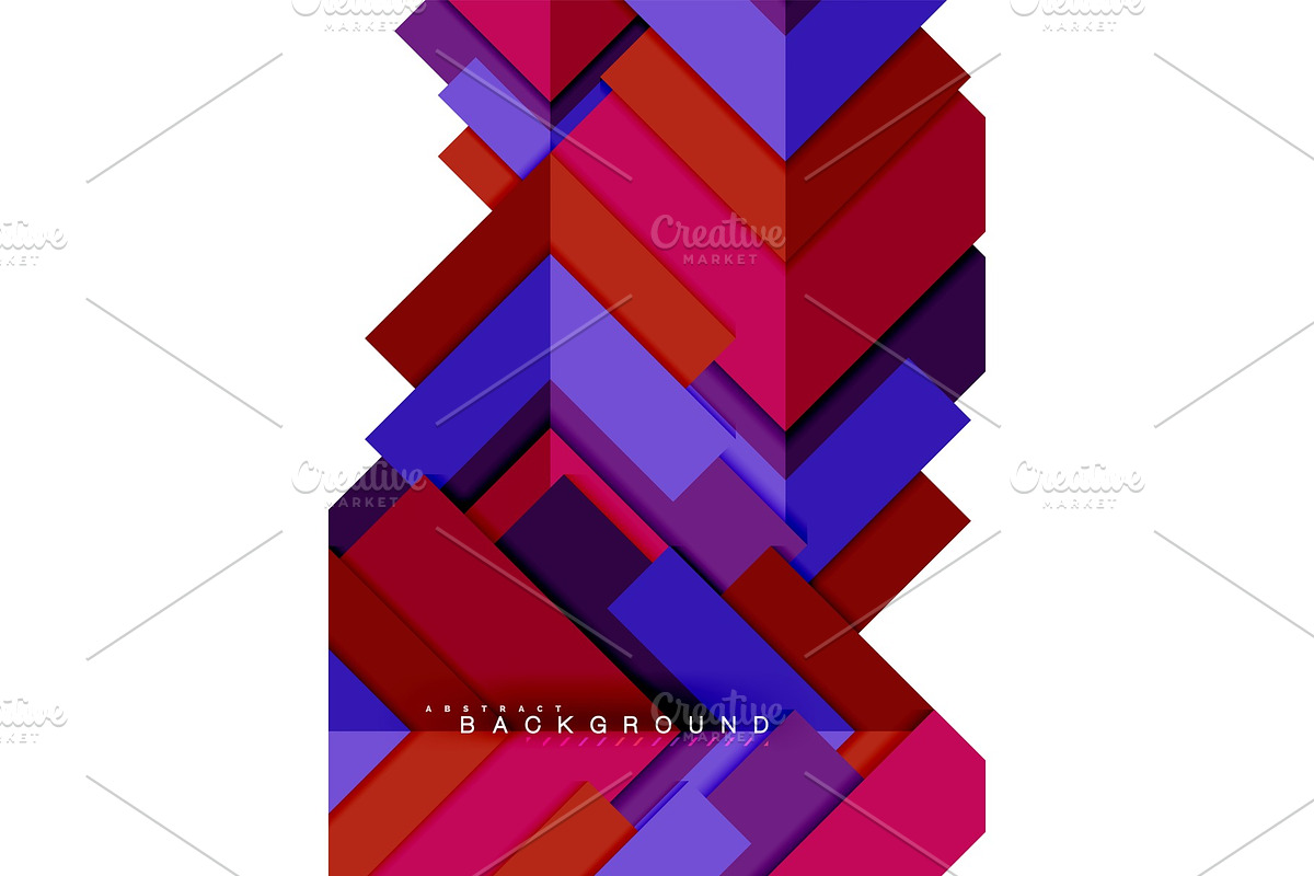 Multicolored abstract geometric in Illustrations - product preview 8