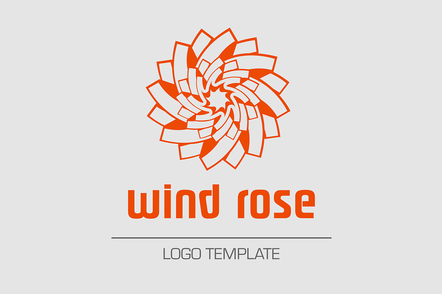 Wind Rose Logo Template