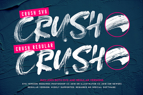 CRUSH SVG Font in Display Fonts - product preview 7