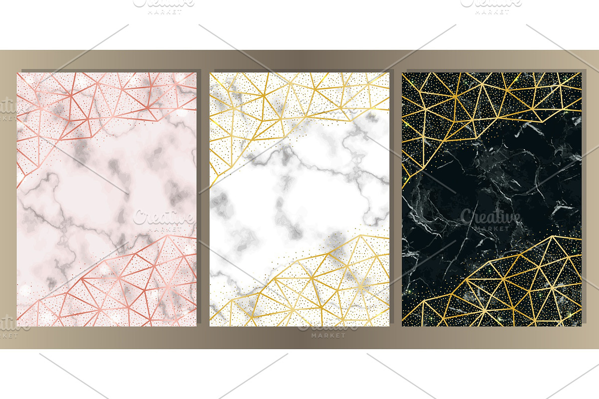 Luxury Glitter and Marble Set in Illustrations - product preview 8