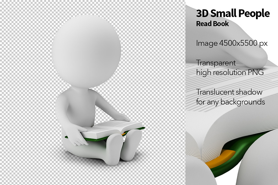 3D Small People - Read Book in Illustrations - product preview 8