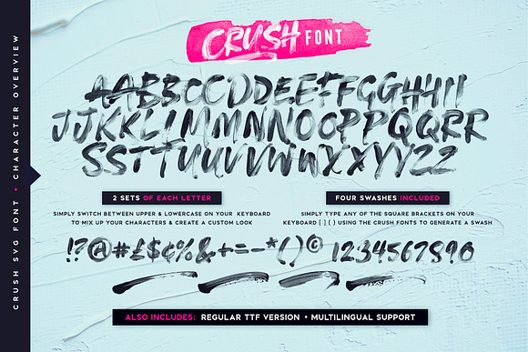 CRUSH SVG Font in Display Fonts - product preview 8