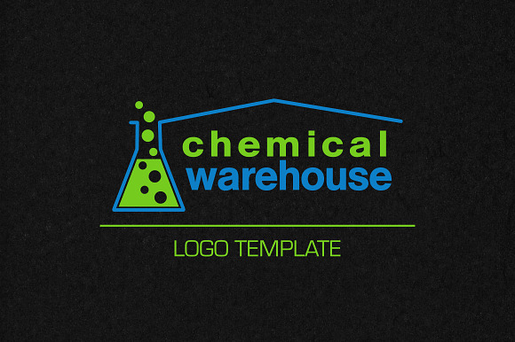 Chemical Warehouse Logo in Logo Templates - product preview 1