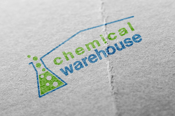 Chemical Warehouse Logo in Logo Templates - product preview 2