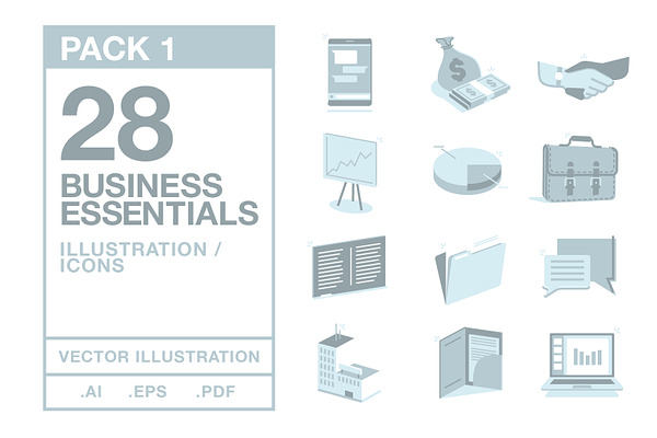 Business Essentials Icons #1