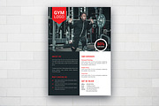  Fitness flyer template 