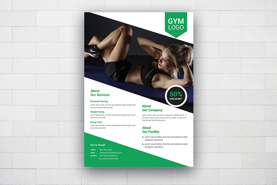 Fitness Flyer Template in Flyer Templates - product preview 8
