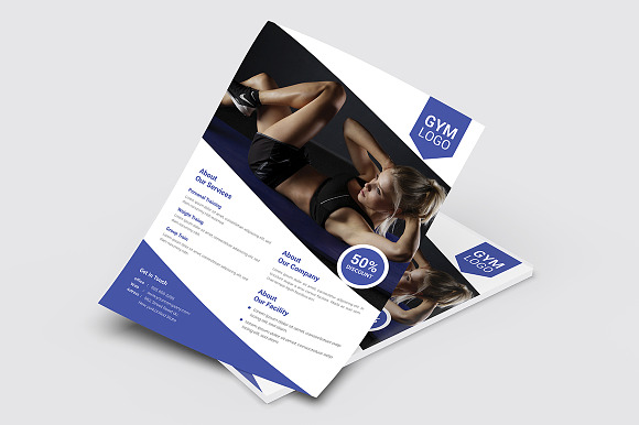 Fitness Flyer Template in Flyer Templates - product preview 3