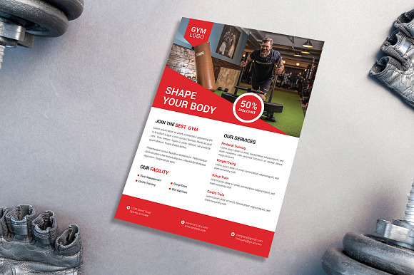 Fitness Flyer Template in Flyer Templates - product preview 5