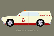european vintage ambulance