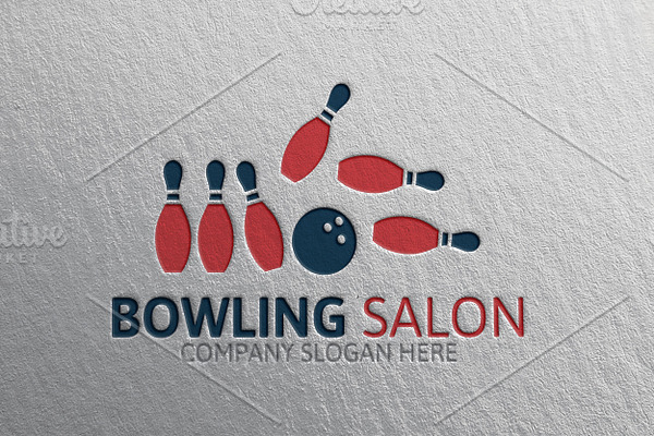 Bowling Sport Salon Logo