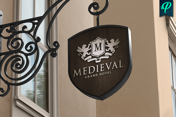 Medieval - Heraldic Logo Template in Logo Templates - product preview 1