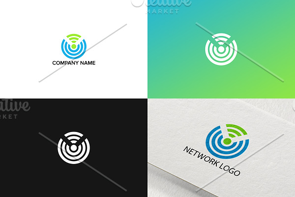 Networking logo design