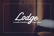 Lodge Script | Rustic & Clean