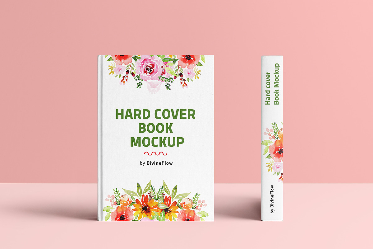 Hard Cover Book Mockup in Print Mockups - product preview 8