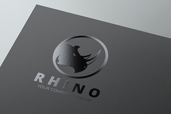 Rhino in Logo Templates - product preview 1