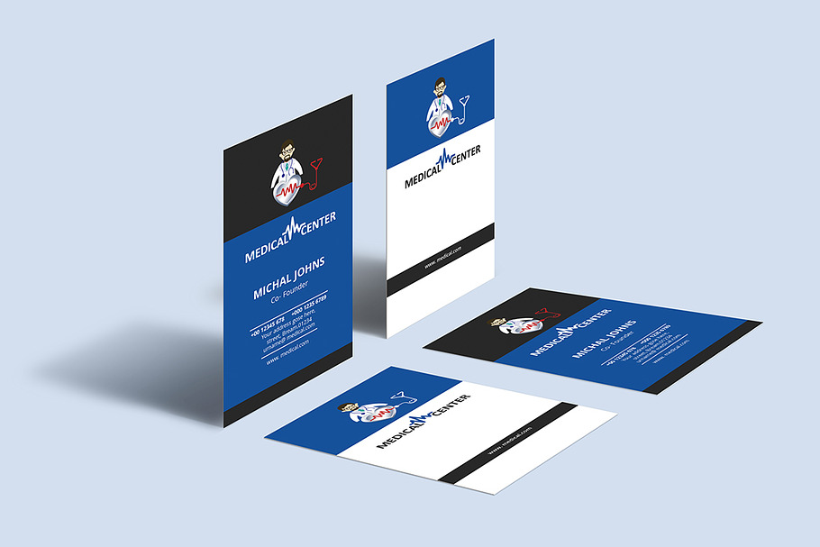 Medical Business Card in Business Card Templates - product preview 8