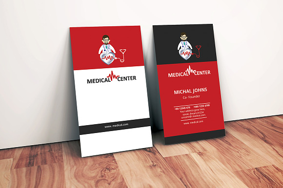 Medical Business Card in Business Card Templates - product preview 4