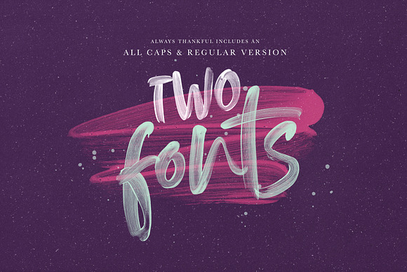 Always Thankful - SVG Font Duo in Colorful Fonts - product preview 3