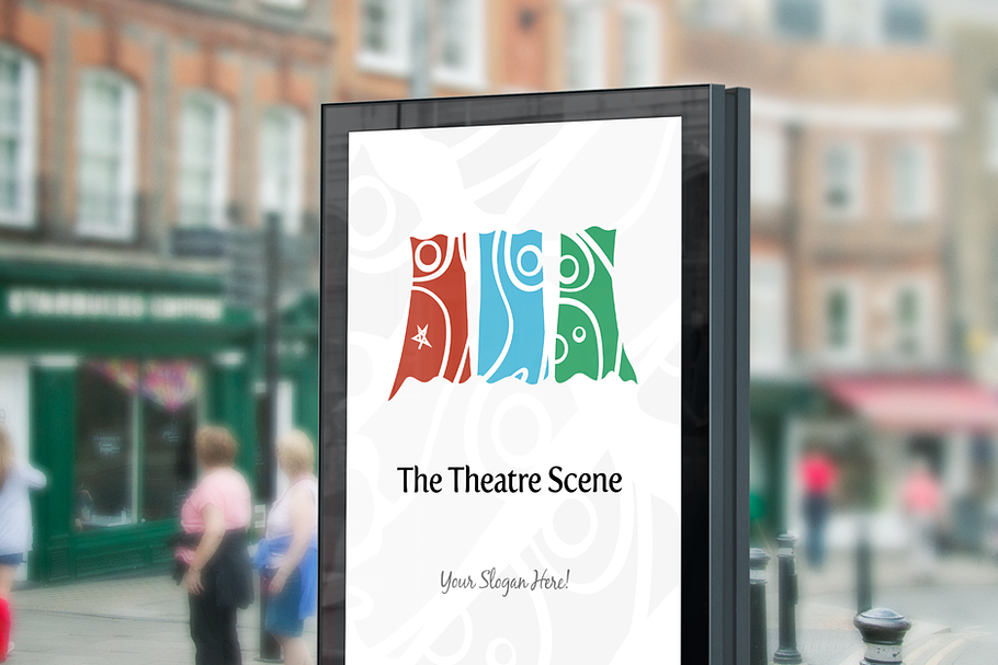 Theatre Scene Logo Template