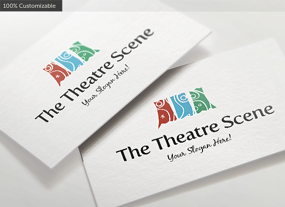 Theatre Scene Logo Template in Logo Templates - product preview 2