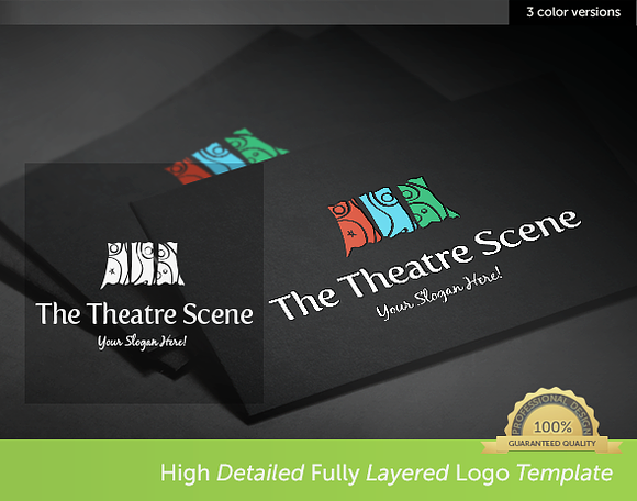 Theatre Scene Logo Template in Logo Templates - product preview 3