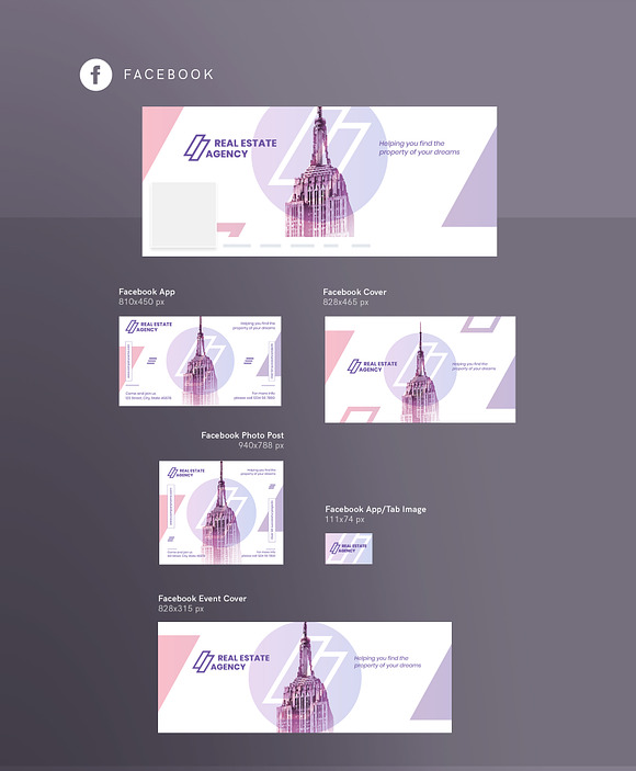 Social Media Pack | Real Estate in Social Media Templates - product preview 8