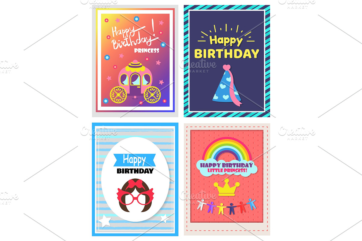 Happy Birthday Little Princess Set in Illustrations - product preview 8