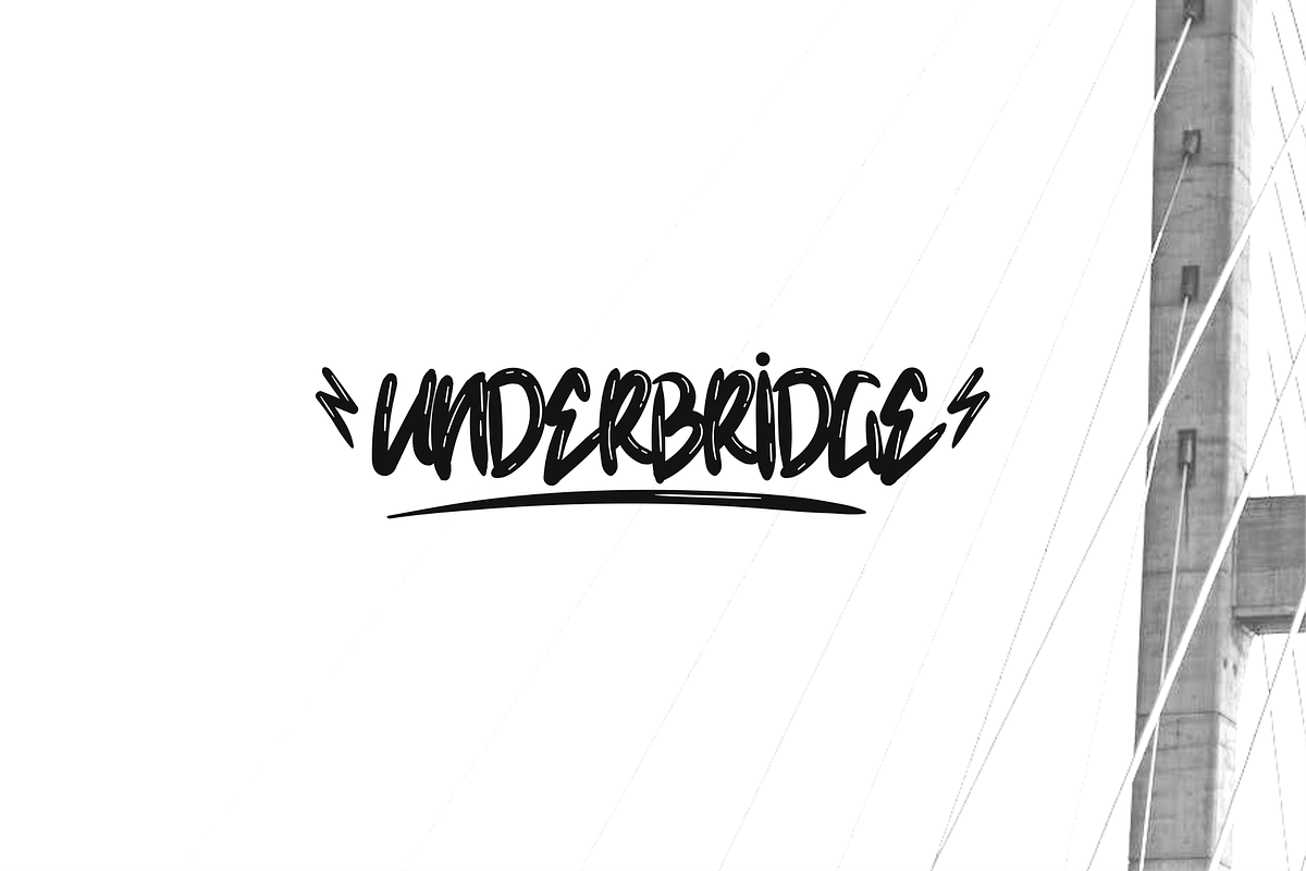 Underbridge Dirty Font in Display Fonts - product preview 8