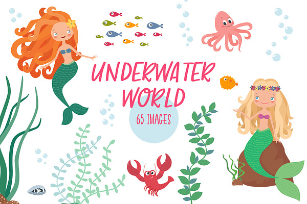 Underwater world collection
