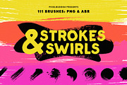 Swirls & Strokes Brushes Set