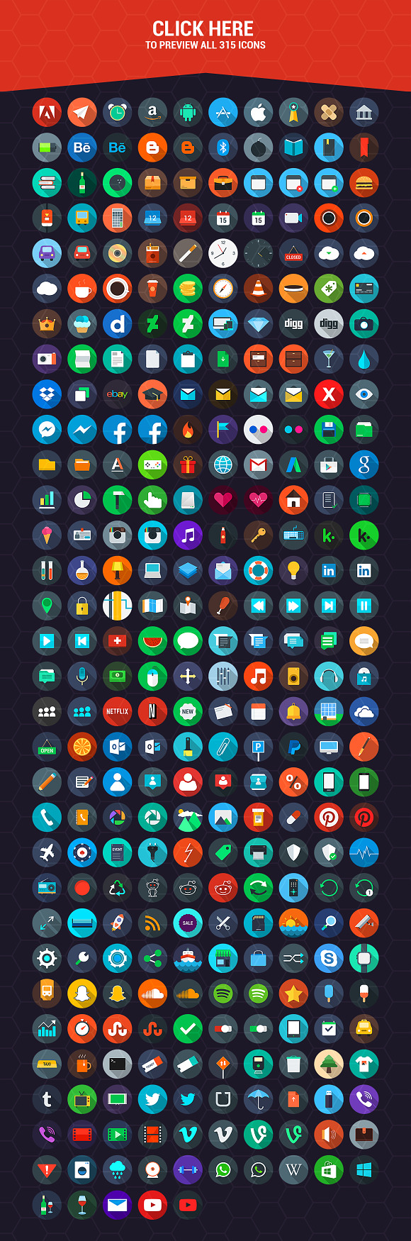 Flatjoy Circle Icons in Circle Icons - product preview 2