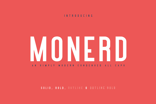 Monerd - Simply Sans Serif