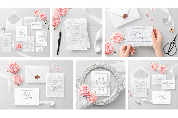 Wedding Suite Mockups in Print Mockups - product preview 1