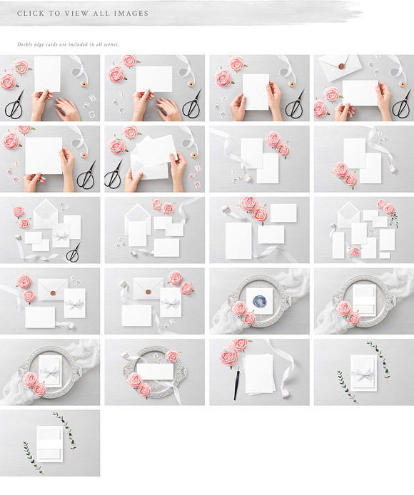 Wedding Suite Mockups in Print Mockups - product preview 4