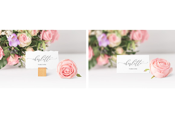 Wedding Place Card Mockups in Print Mockups - product preview 1
