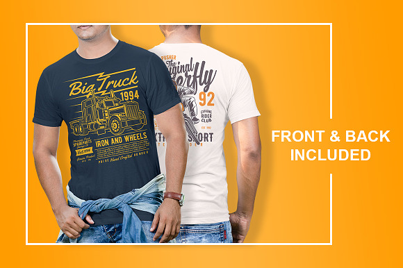 Mens Tshirt Mockup Vol 1.5.1.1 in Product Mockups - product preview 3