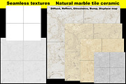 Tile seamless texture maps set