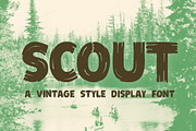 Scout - Vintage Style Display Font