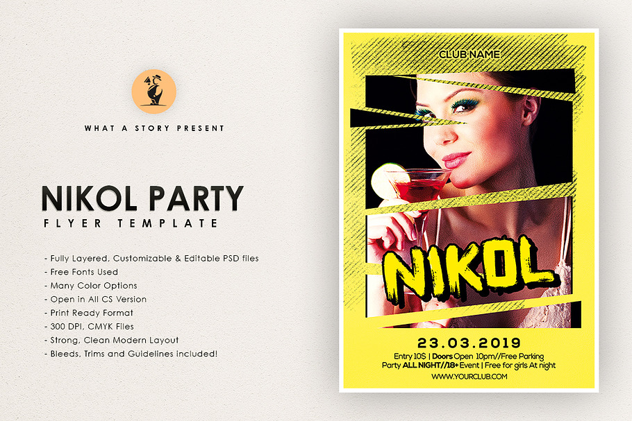 Niklo Party Flyer in Flyer Templates - product preview 8