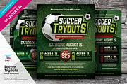 Soccer Tryouts Flyer Templates