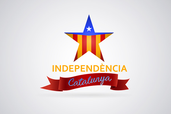 Independence Catalonia star