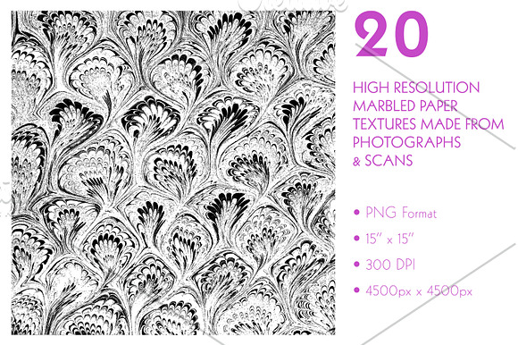 Marbled Paper Texture Pack in Textures - product preview 3